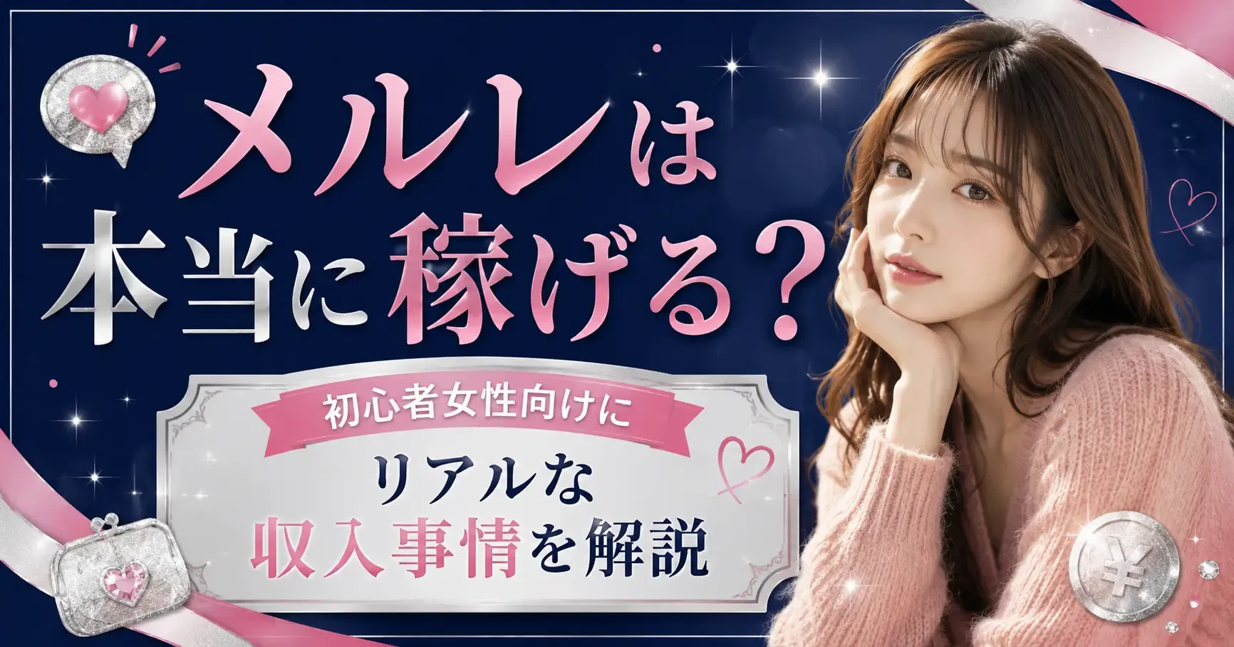 【稼ぎ方】メルレは本当に稼げる？初心者女性向けにリアルな収入事情を解説