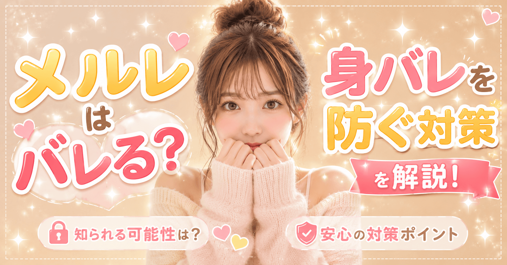 メルレは家族や彼氏にバレる?知られる可能性と身バレを防ぐ対策を解説